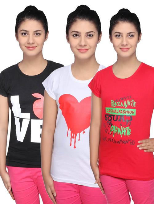 women's t-shirt combo - 19841969 - Very Small Image - 1