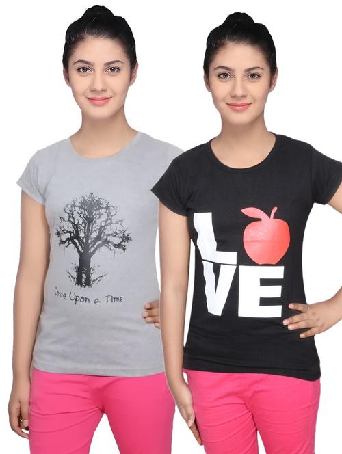 women's t-shirt combo - 19842024 - Very Small Image - 1