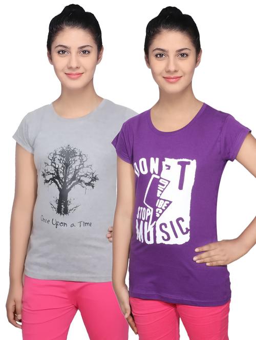 women's t-shirt combo - 19842030 - Very Small Image - 1