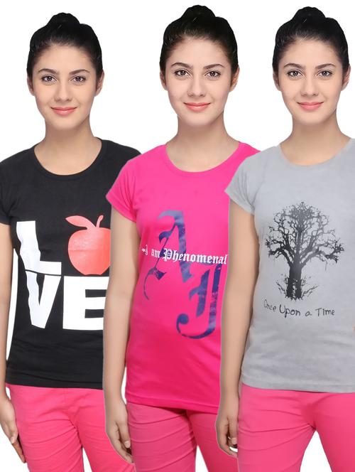 women's t-shirt combo - 19842077 - Very Small Image - 1