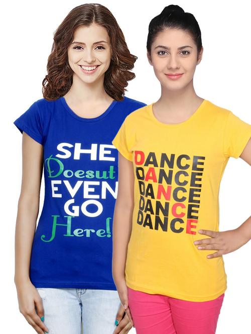 women's t-shirt combo - 19842107 - Very Small Image - 1