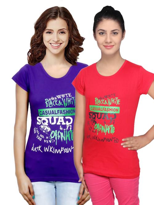 women's t-shirt combo - 19842138 - Very Small Image - 1