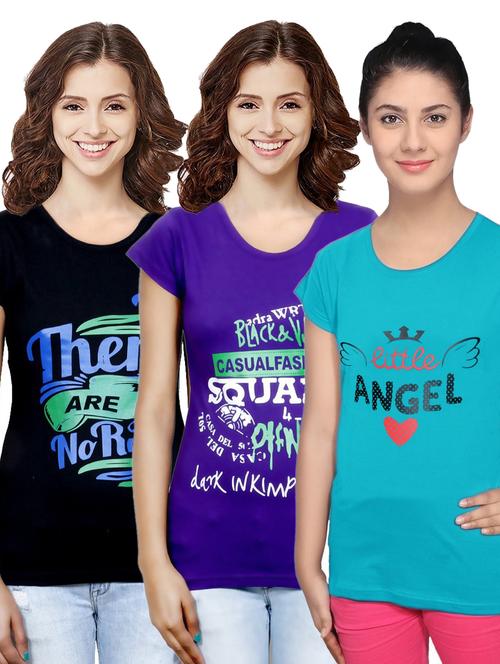women's t-shirt combo - 19842151 - Very Small Image - 1