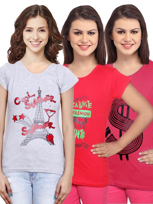 women's t-shirt combo - 19842405 - Very Small Image - 1