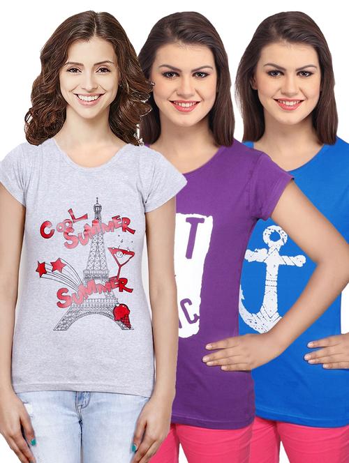 women's t-shirt combo - 19842411 - Very Small Image - 1
