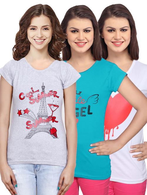 women's t-shirt combo - 19842414 - Very Small Image - 1