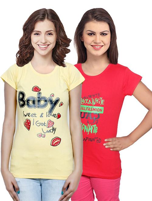 women's t-shirt combo - 19842906 - Very Small Image - 1
