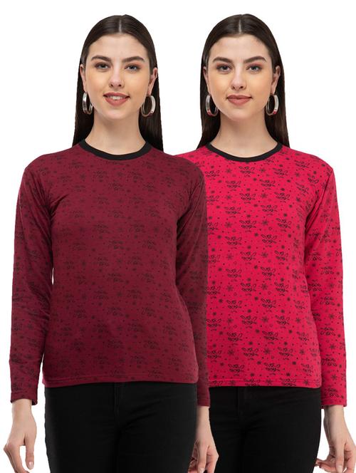 women's t-shirt combo - 19842932 - Very Small Image - 1