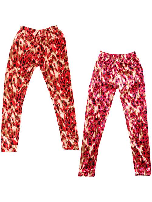 pack of 2 girls printed leggings - 19843424 - Very Small Image - 1