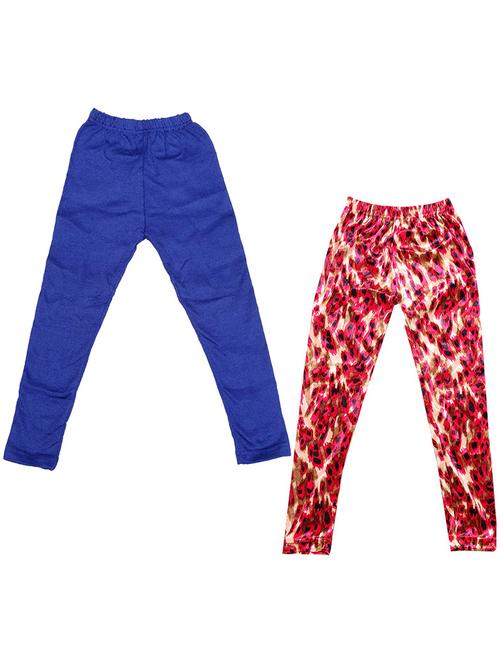 pack of 2 girls printed leggings - 19843431 - Very Small Image - 1
