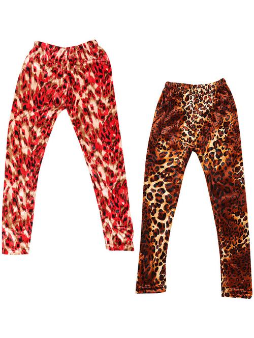 pack of 2 printed leggings - 19843472 - Very Small Image - 1