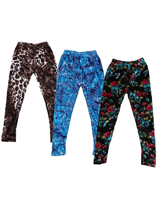 pack of 3 printed leggings - 19843495 - Very Small Image - 1