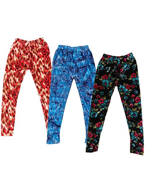 pack of 3 printed leggings - 19843499 - Very Small Image - 1