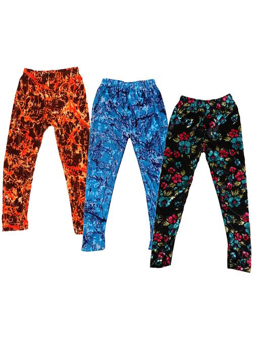 pack of 3 printed leggings - 19843501 - Very Small Image - 1