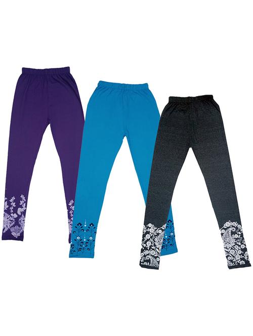 pack of 3 printed leggings - 19843535 - Very Small Image - 1