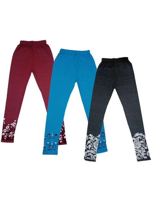 pack of 3 printed leggings - 19843541 - Very Small Image - 1