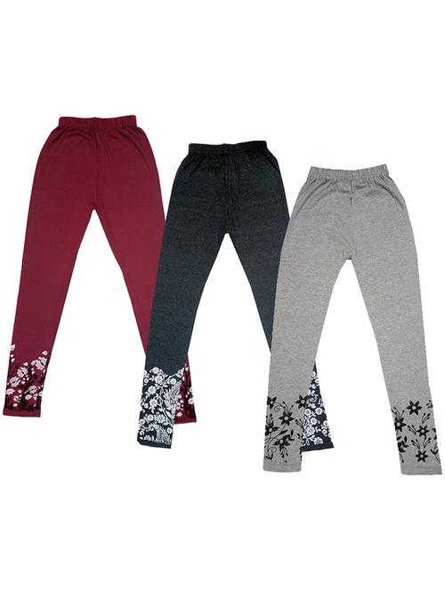 pack of 3 printed leggings - 19843554 - Very Small Image - 1