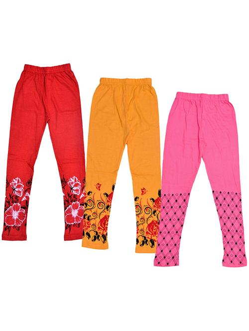 pack of 3 printed leggings - 19843579 - Very Small Image - 1