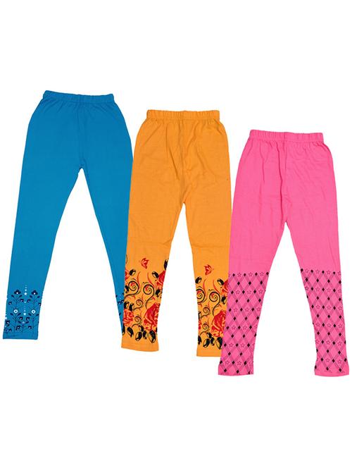pack of 3 printed leggings - 19843585 - Very Small Image - 1