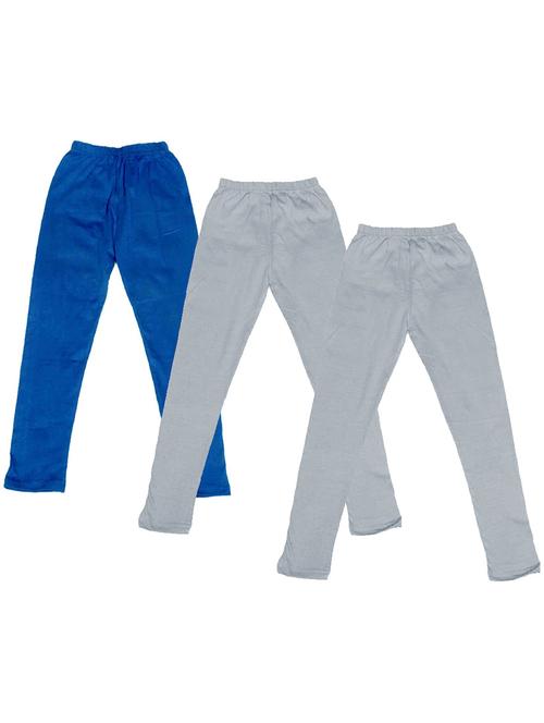 pack of 3 solids leggings - 19843646 - Very Small Image - 1