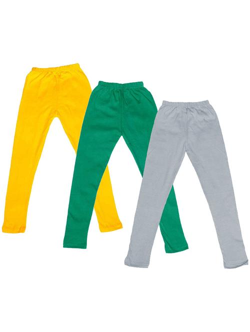 pack of 3 solids leggings - 19843675 - Very Small Image - 1