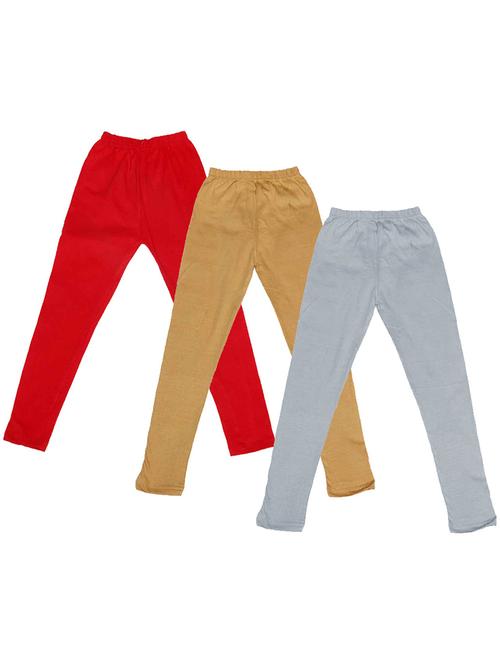 set of 3 polycotton legging - 19843703 - Very Small Image - 1