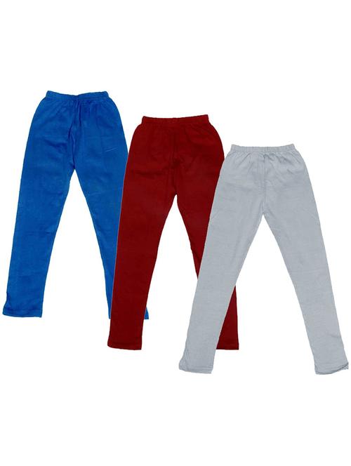set of 3 polycotton legging - 19843711 - Very Small Image - 1