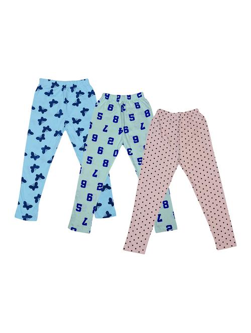 set of 3 polycotton legging - 19843779 - Very Small Image - 1