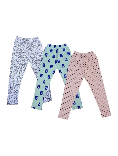 set of 3 polycotton legging - 19843784 - Very Small Image - 1