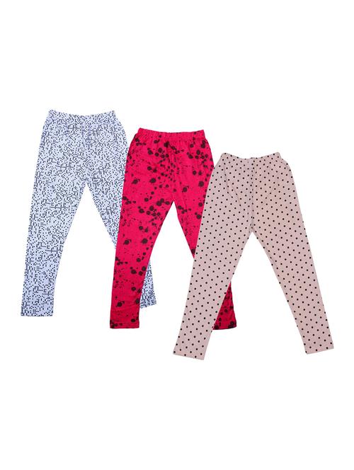 set of 3 polycotton legging - 19843796 - Very Small Image - 1