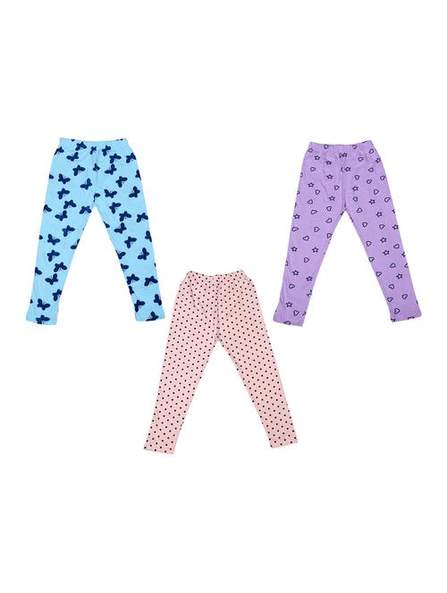set of 3 polycotton legging - 19843809 - Very Small Image - 1