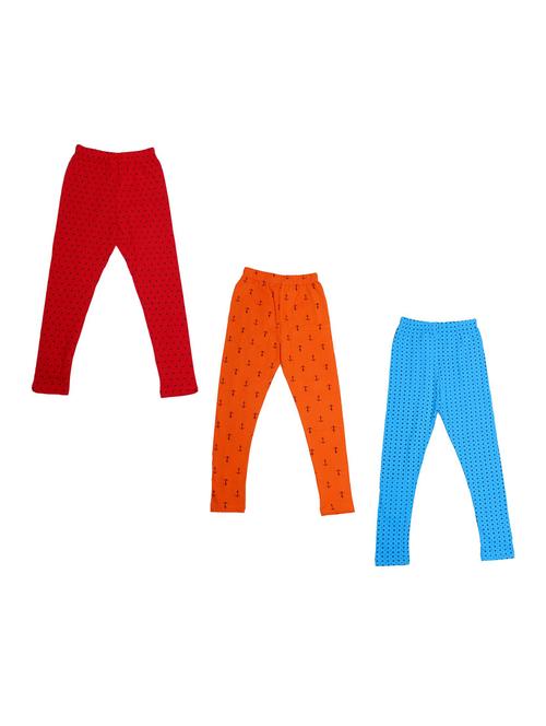 set of 3 polycotton legging - 19843889 - Very Small Image - 1