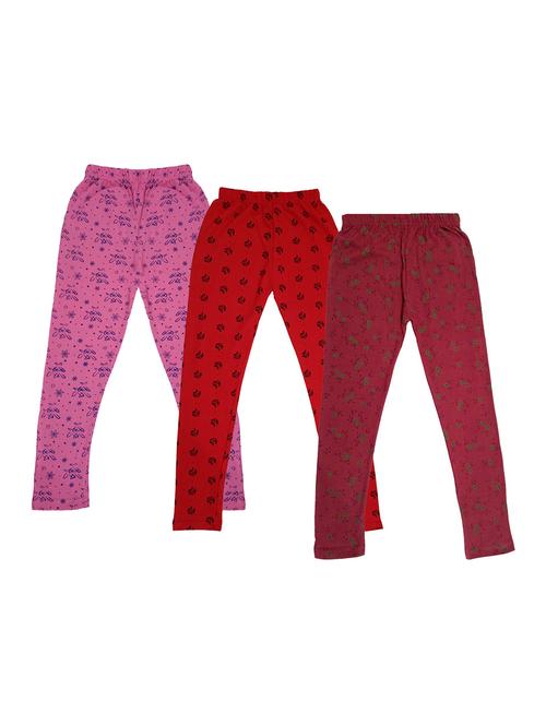 girls pack of 3 leggings - 19843932 - Very Small Image - 1