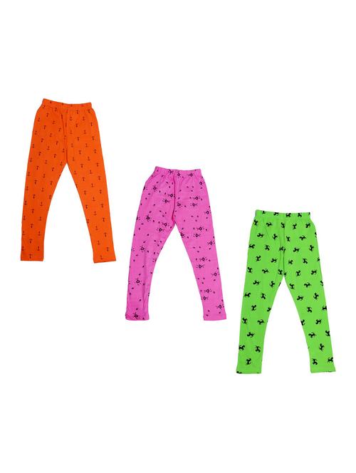 girls pack of 3 leggings - 19843948 - Very Small Image - 1