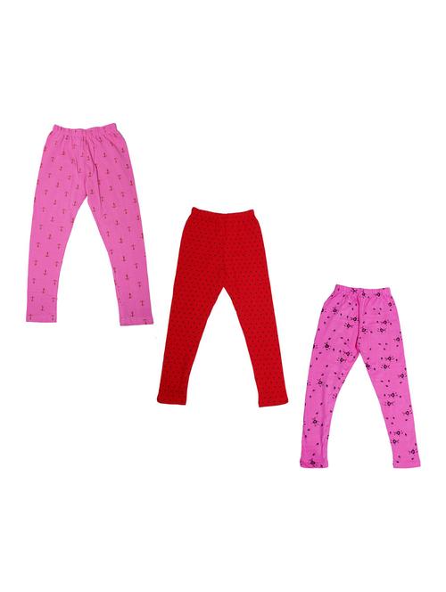girls pack of 3 leggings - 19843979 - Very Small Image - 1