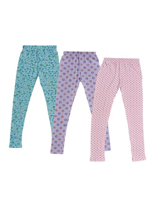 girls pack of 3 leggings - 19843988 - Very Small Image - 1