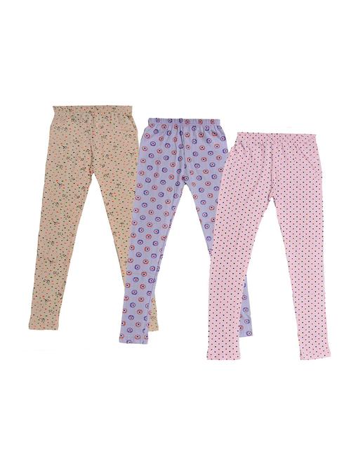 girls pack of 3 leggings - 19843989 - Very Small Image - 1