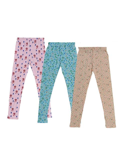 girls pack of 3 leggings - 19844034 - Very Small Image - 1