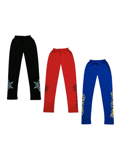 girls pack of 3 leggings - 19844051 - Very Small Image - 1