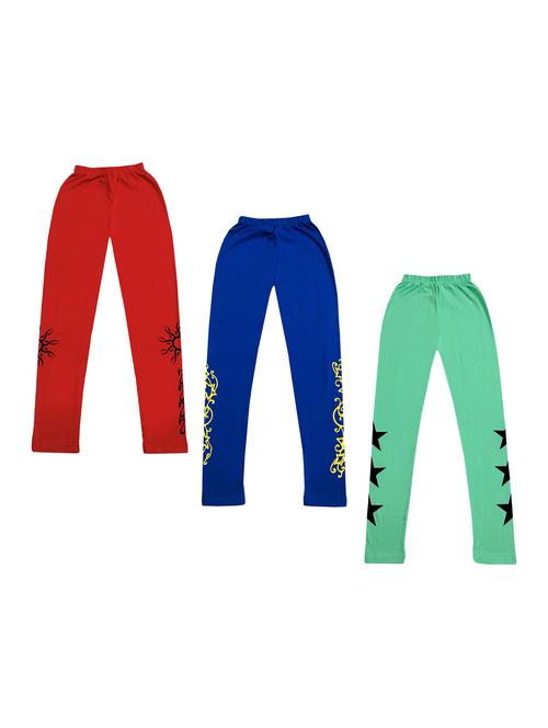 girls pack of 3 leggings - 19844059 - Very Small Image - 1