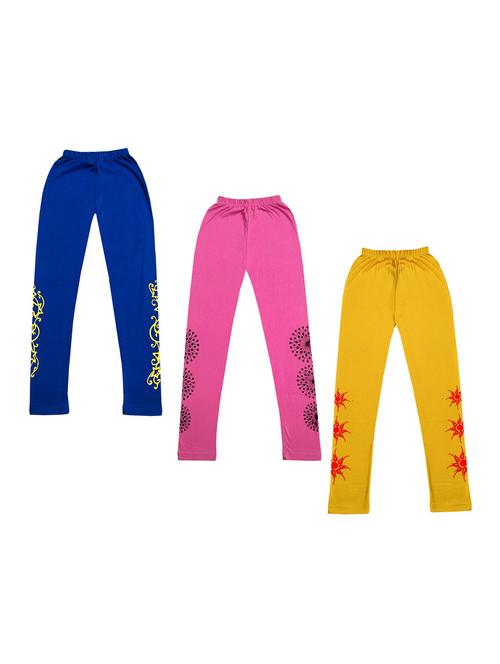 girls pack of 3 leggings - 19844076 - Very Small Image - 1