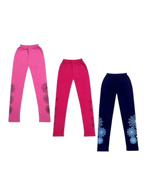 girls pack of 3 leggings - 19844105 - Very Small Image - 1