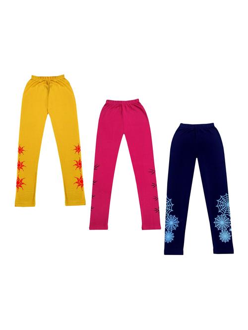 girls pack of 3 leggings - 19844106 - Very Small Image - 1