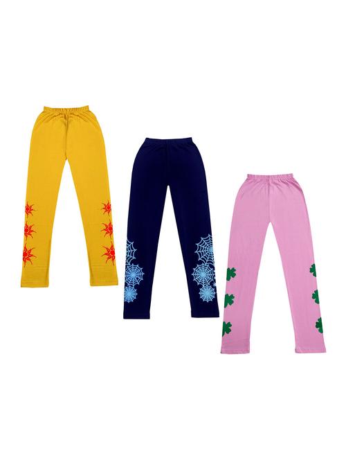 girls pack of 3 leggings - 19844121 - Very Small Image - 1