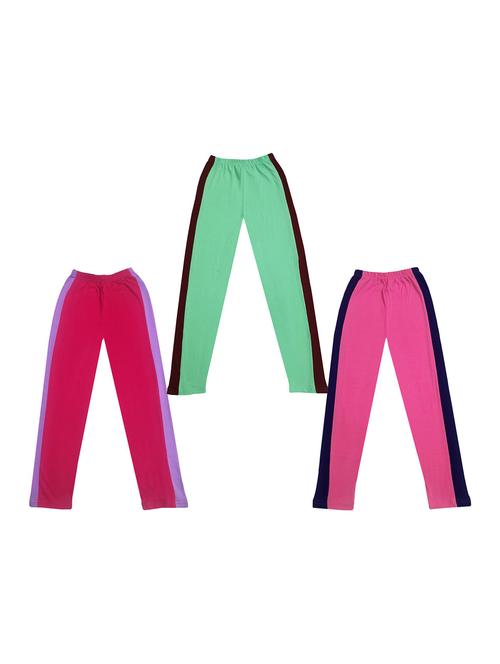 girls pack of 3 leggings - 19844185 - Very Small Image - 1