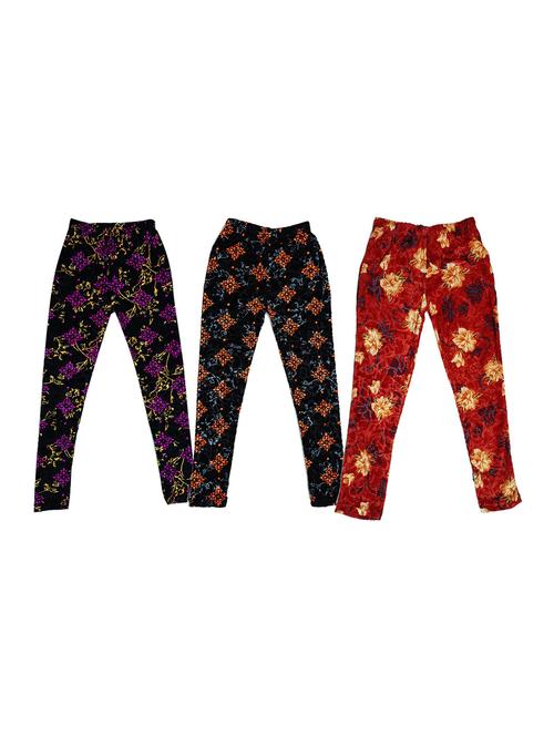 girls pack of 3 leggings - 19844242 - Very Small Image - 1