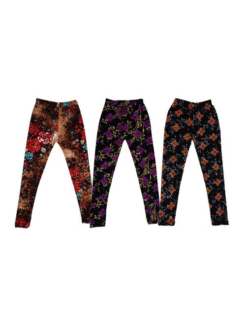 girls pack of 3 leggings - 19844251 - Very Small Image - 1