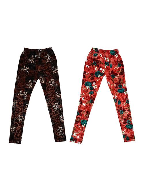 girls pack of 2 leggings - 19844335 - Very Small Image - 1