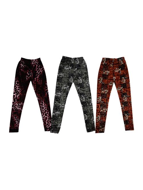 girls pack of 3 leggings - 19844392 - Very Small Image - 1