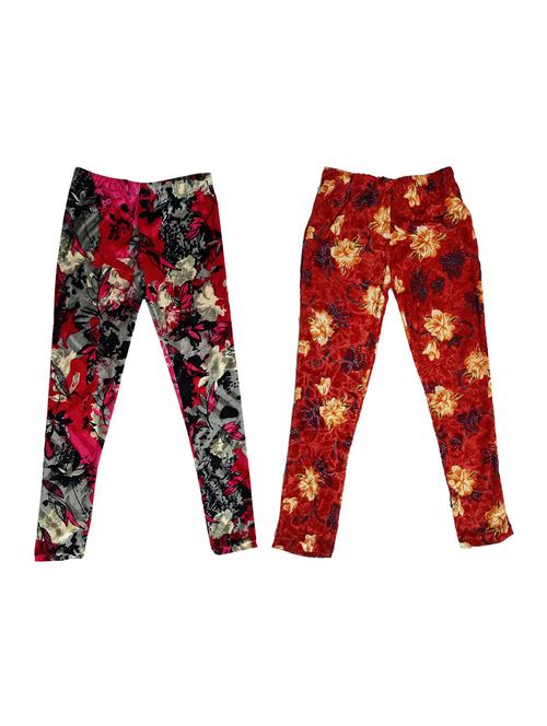 girls pack of 2 leggings - 19844398 - Very Small Image - 1